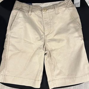 NWT Gap kids khaki shorts